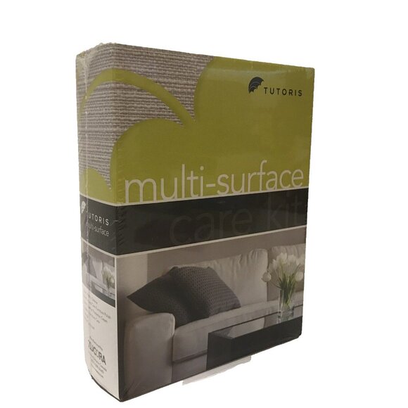Tutoris Multi-surface Care Kit Leather Furniture Fabric Wood Kit W/Cloth Sealed - Picture 4 of 6